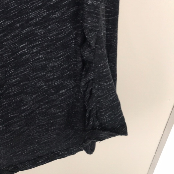 OLD NAVY Heathered LS Ruching Scoop Neck Top - Picture 5 of 6
